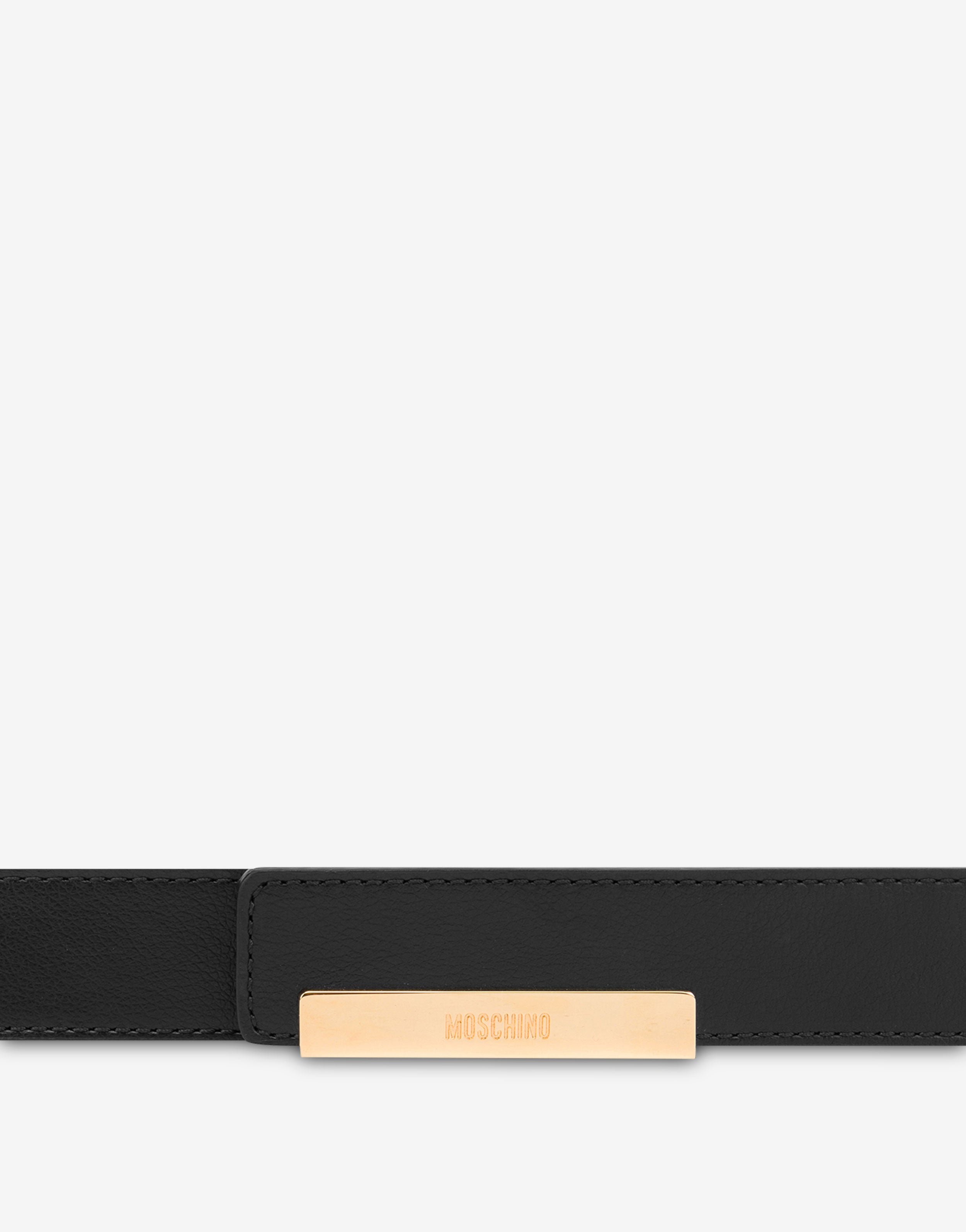 MOSCHINO ベルト Moschino Logo Belt | Black | FARFETCH PT