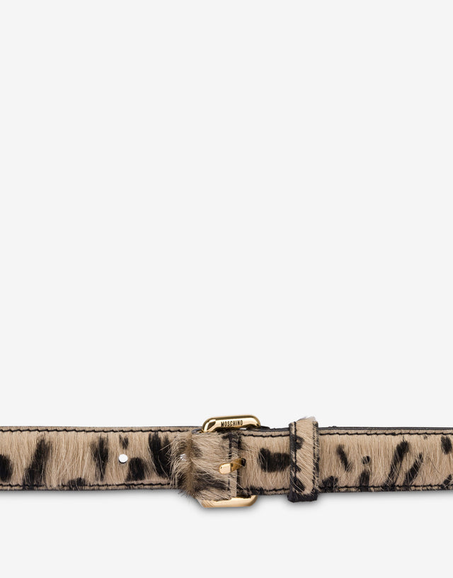 Pony belt Beige Moschino 1