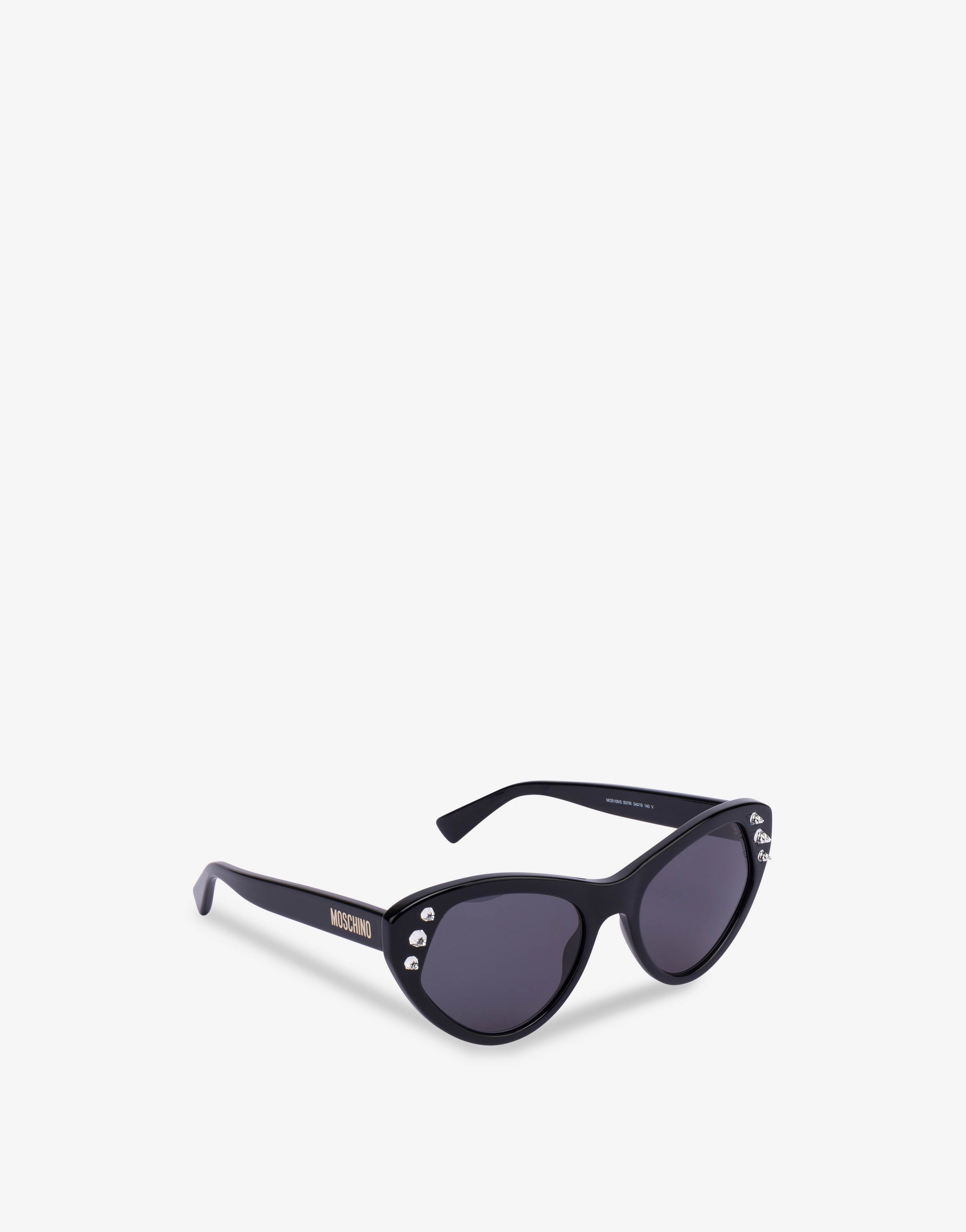 Leopard Print Cat Eye Sunglasses With Black Temple