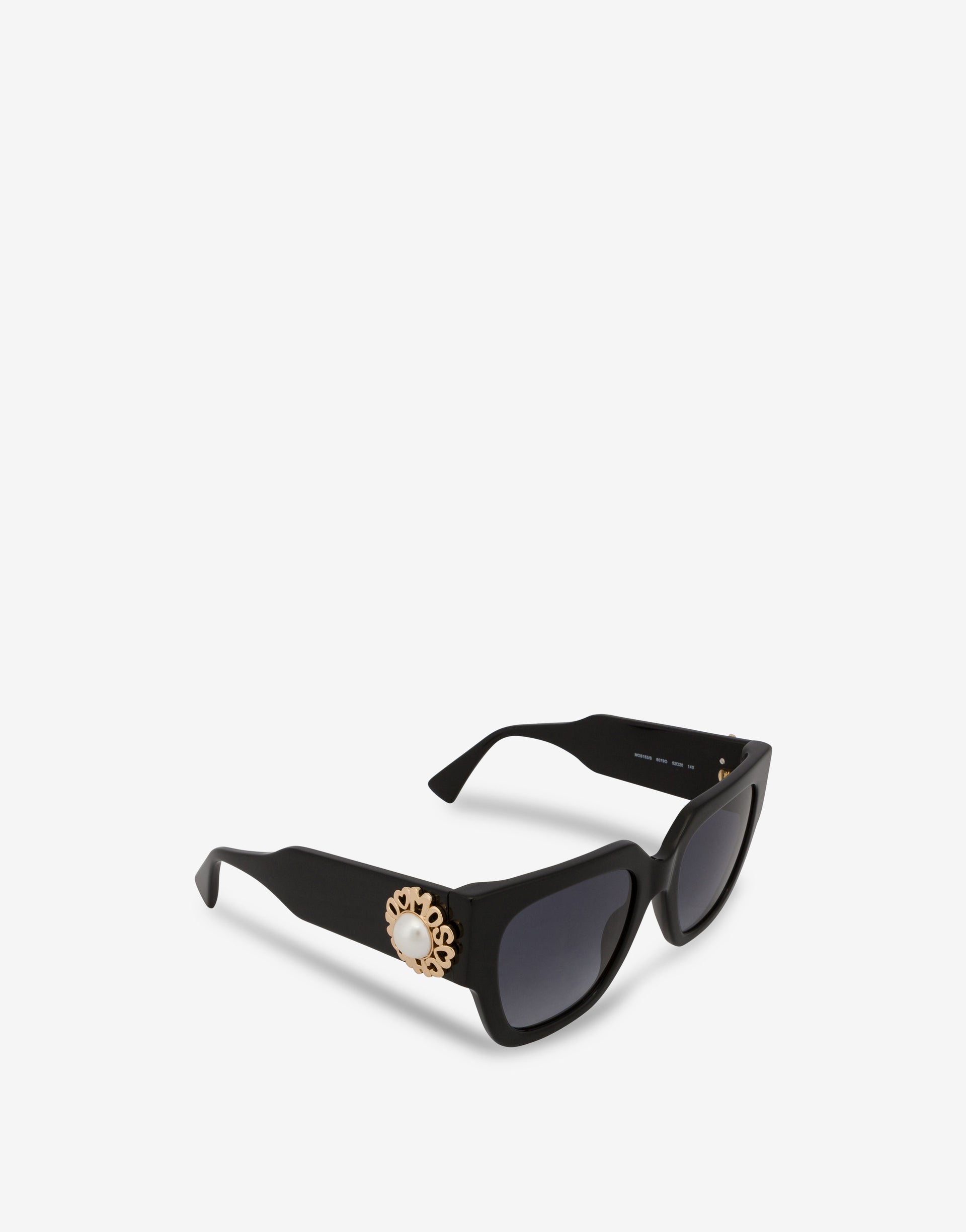 Pearl Trim black sunglasses Moschino - Main Image