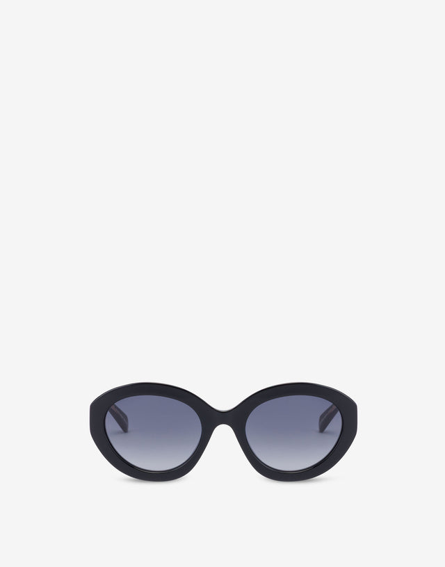Occhiali da sole in acetato Nero Moschino 0