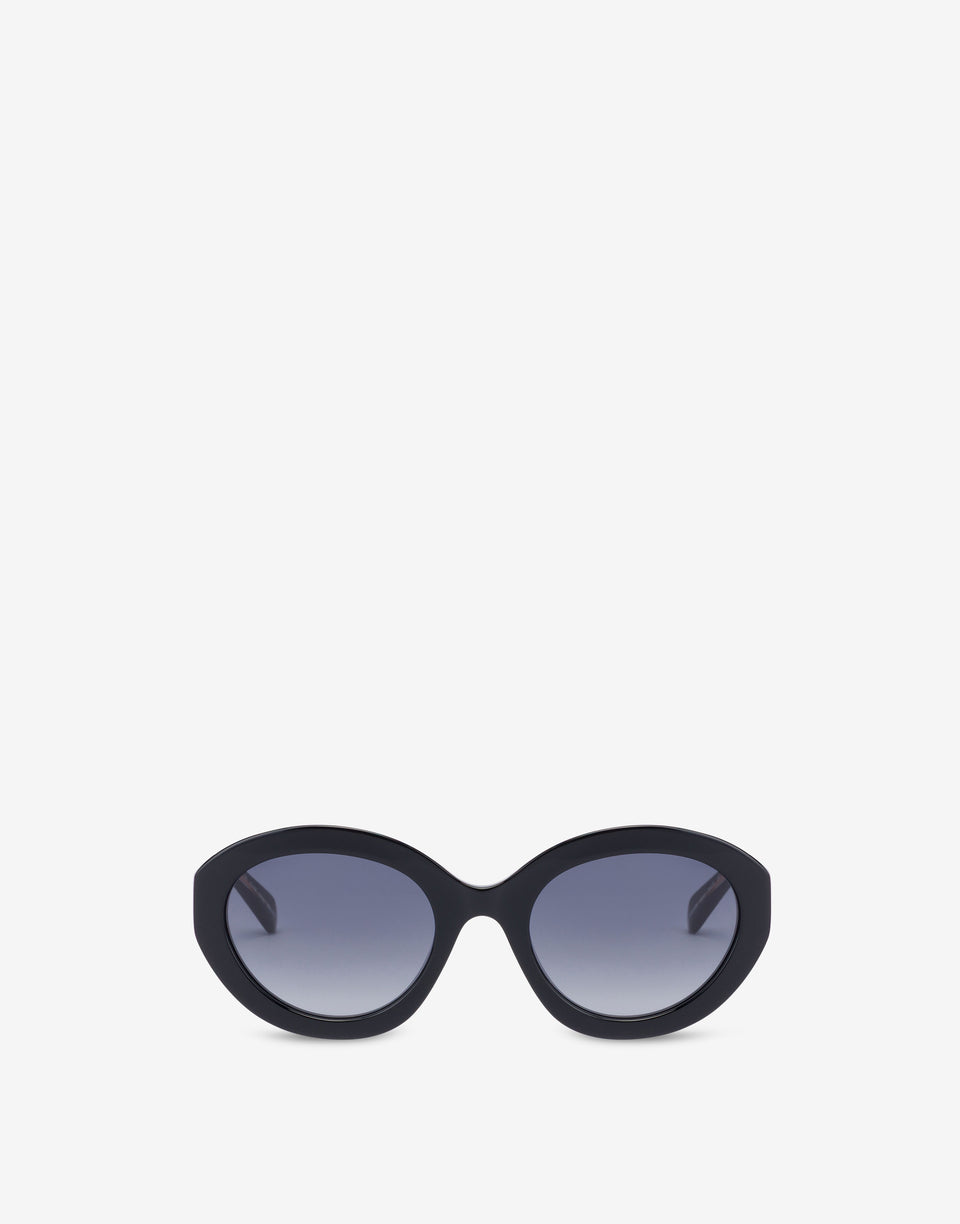Occhiali da sole in acetato Nero Moschino 0