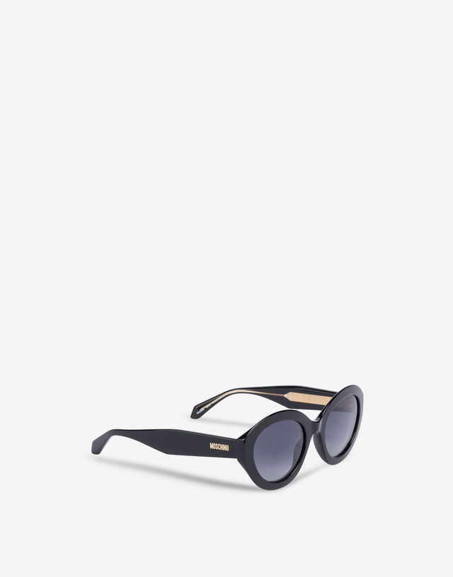 Occhiali da sole in acetato Nero Moschino 1