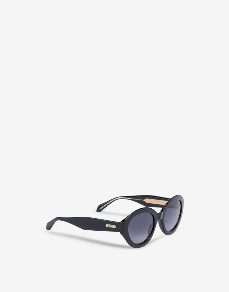 Occhiali da sole in acetato Nero Moschino 1