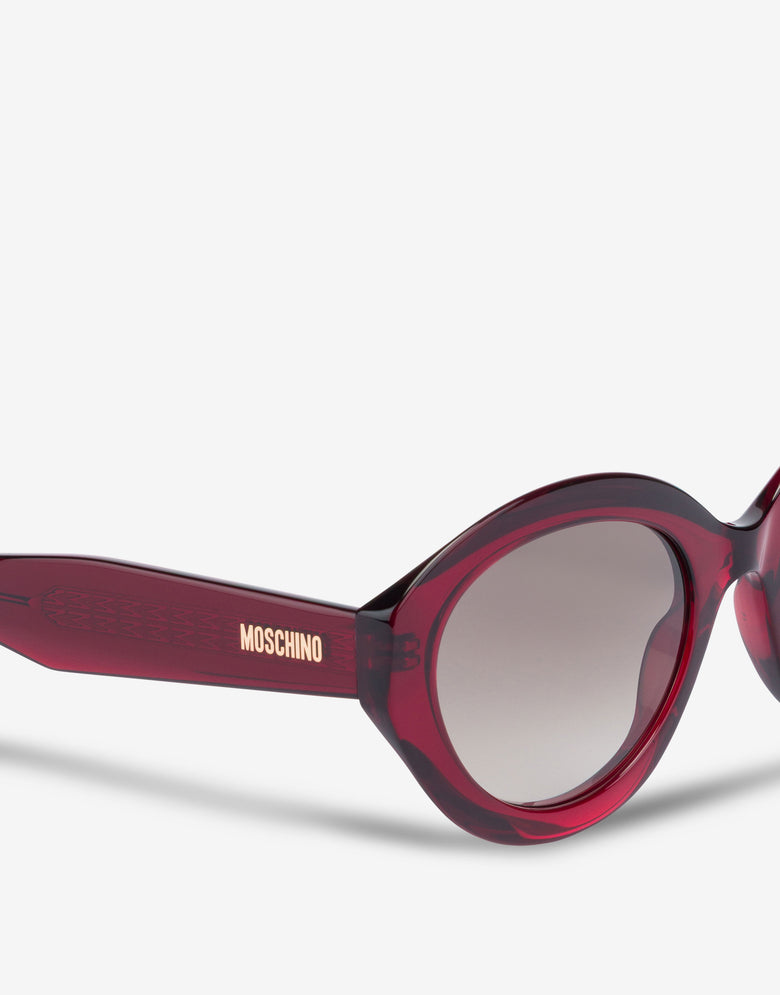 Occhiali da sole in acetato Bordeaux Moschino 2