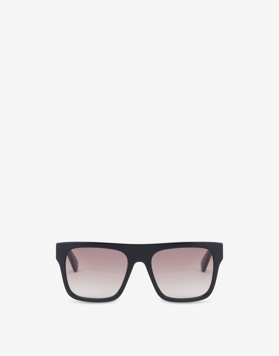 Occhiali da sole in acetato Marrone Moschino 0
