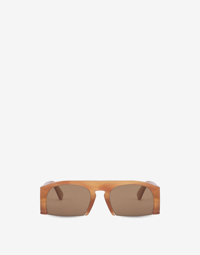 Occhiali da sole in acetato Beige Moschino 0