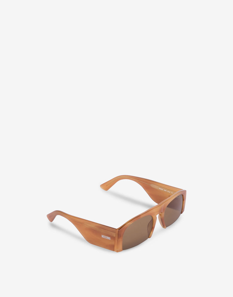 Occhiali da sole in acetato Beige Moschino 1