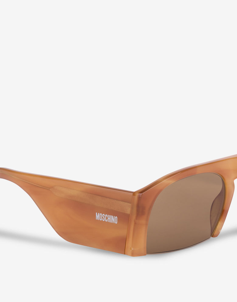 Occhiali da sole in acetato Beige Moschino 2