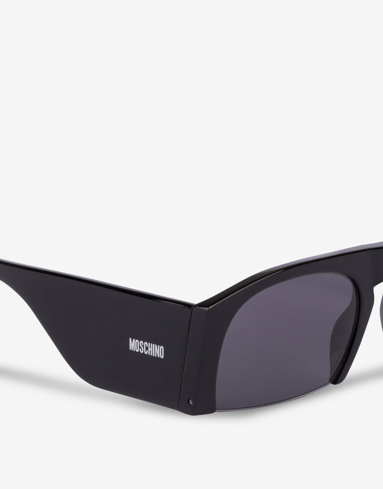 Occhiali da sole in acetato Nero Moschino 2