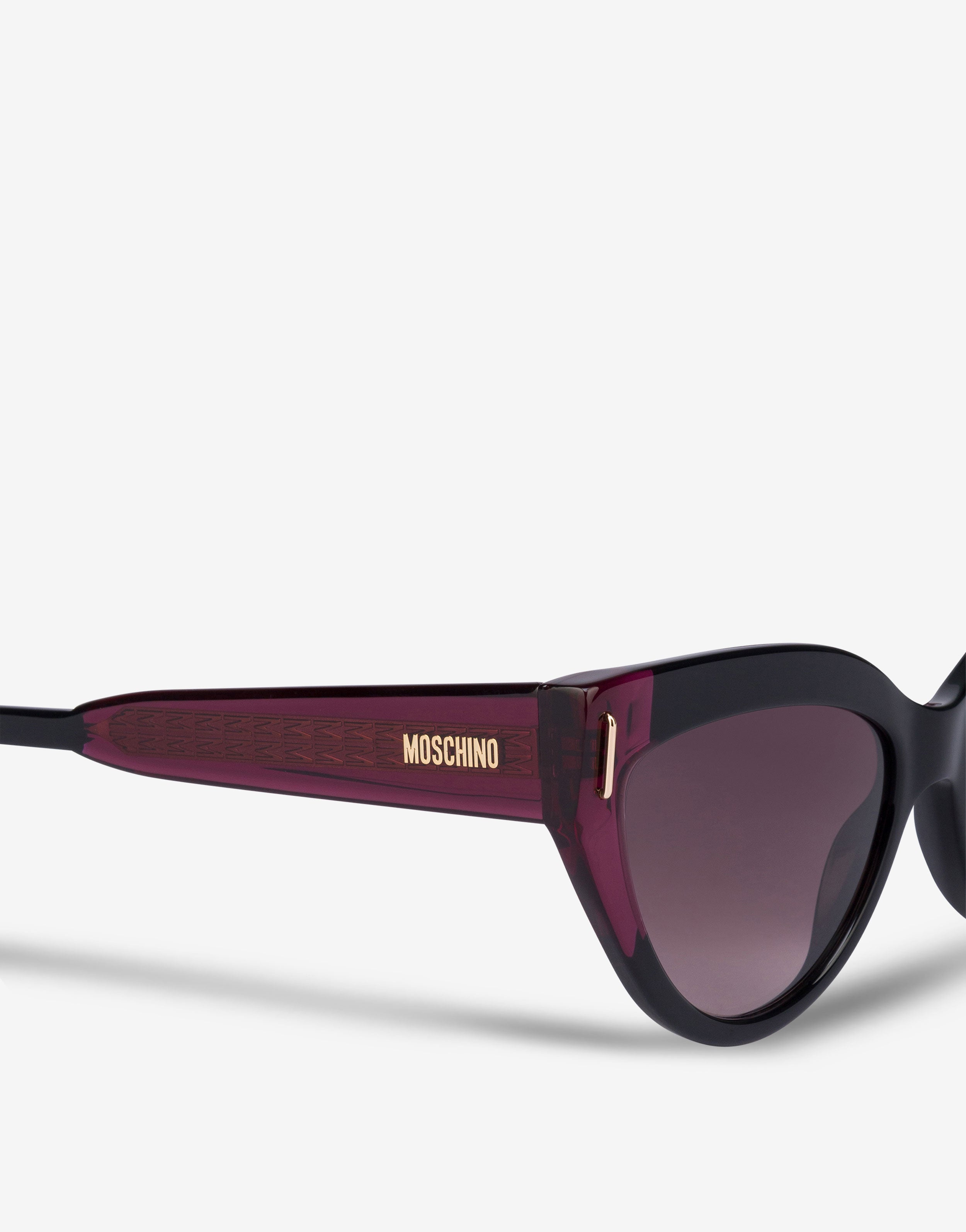 Sunglasses with a paperclip detail | Moschino