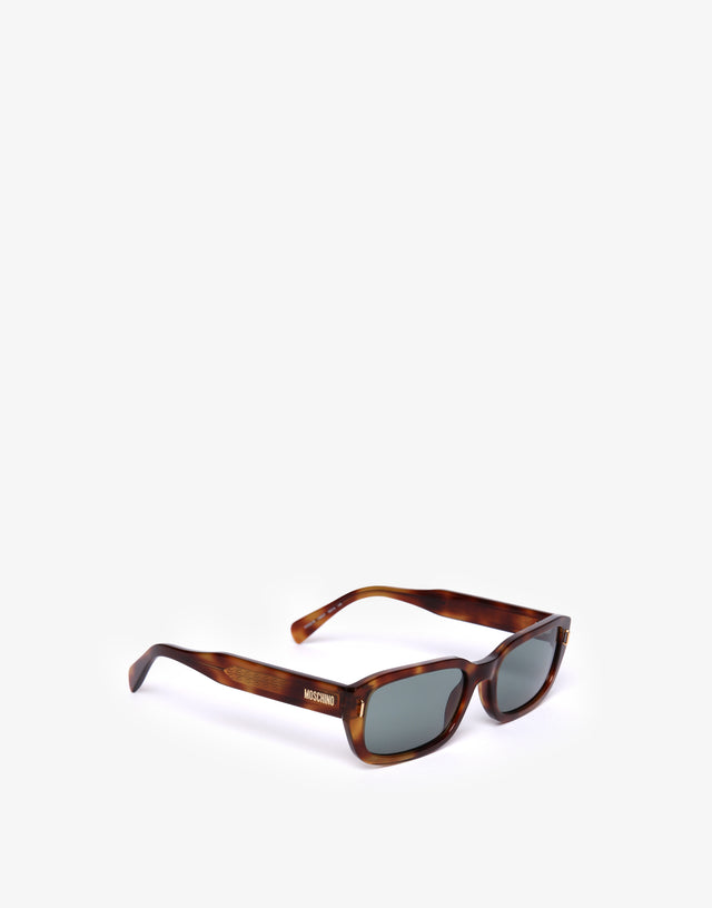 Acetate sunglasses Brown Orange Moschino 1