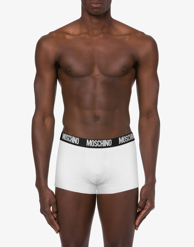 Set di 2 boxer Logo Band Bianco Moschino 1
