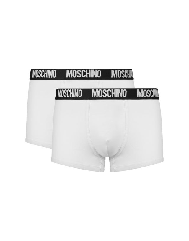 Set di 2 boxer Logo Band Bianco Moschino 0