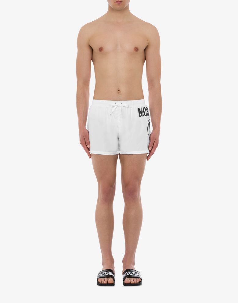 Boxer mare Double Question Mark Bianco Moschino 1