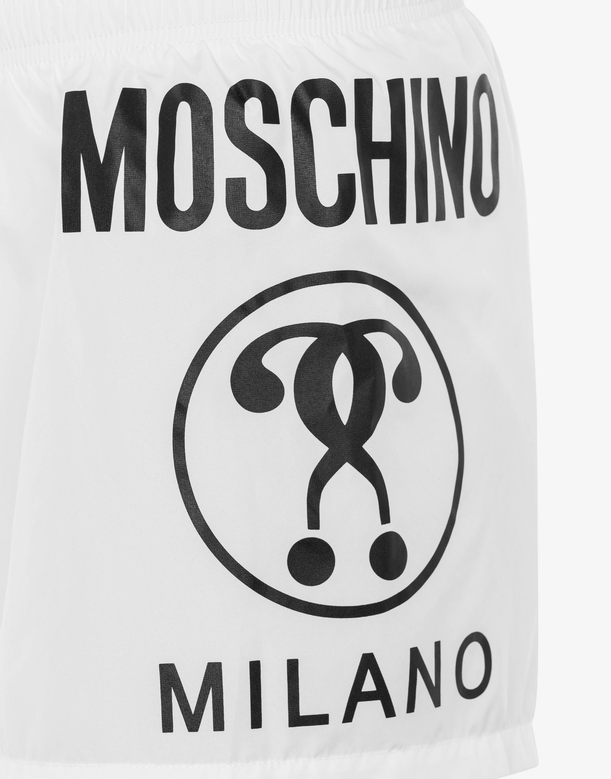 【関税込み】Moschino ブラック Double Question Mark Tシャツ Double Question Mark Jersey t-shirt | Shop Online