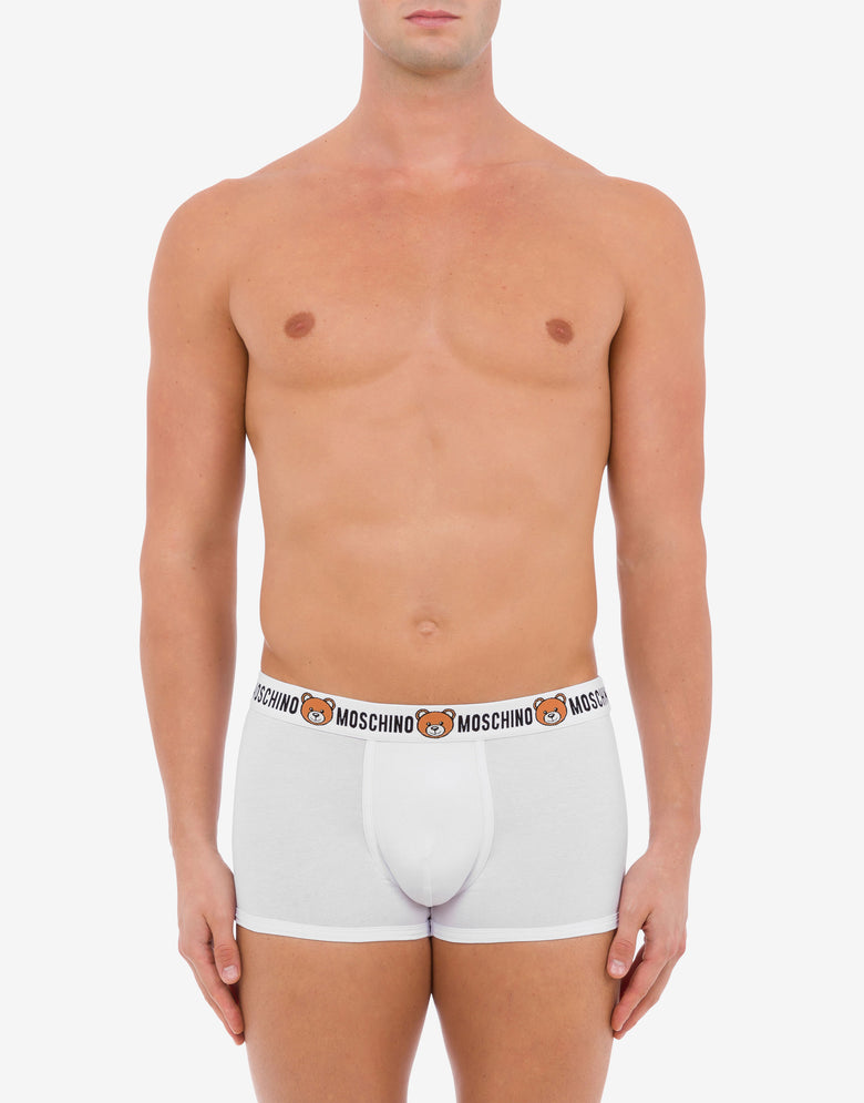 Teddy Elastic Band set of 2 boxers White Moschino 1