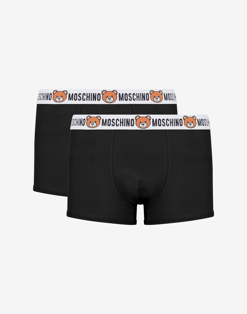 Teddy Elastic Band set of 2 boxers Black Moschino 0