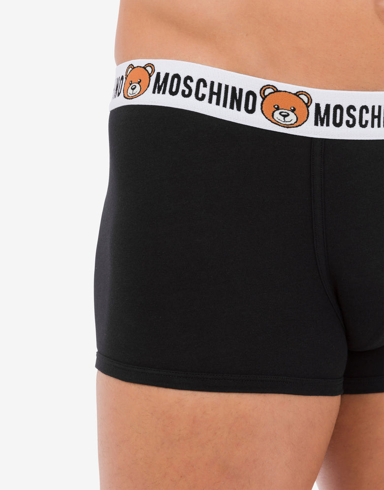 Teddy Elastic Band set of 2 boxers Black Moschino 3