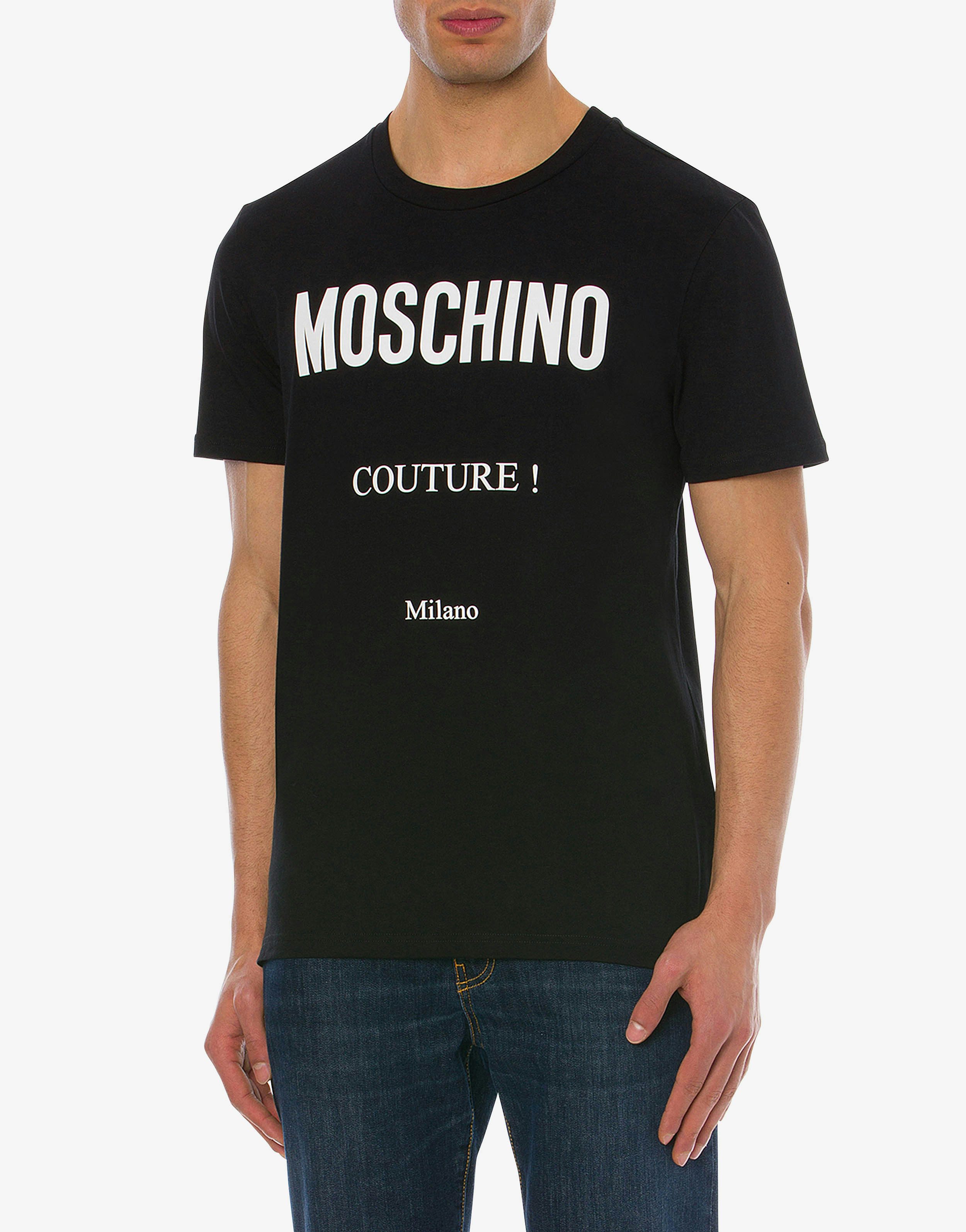 t-shirt | Store Couture Jersey Moschino Official Moschino