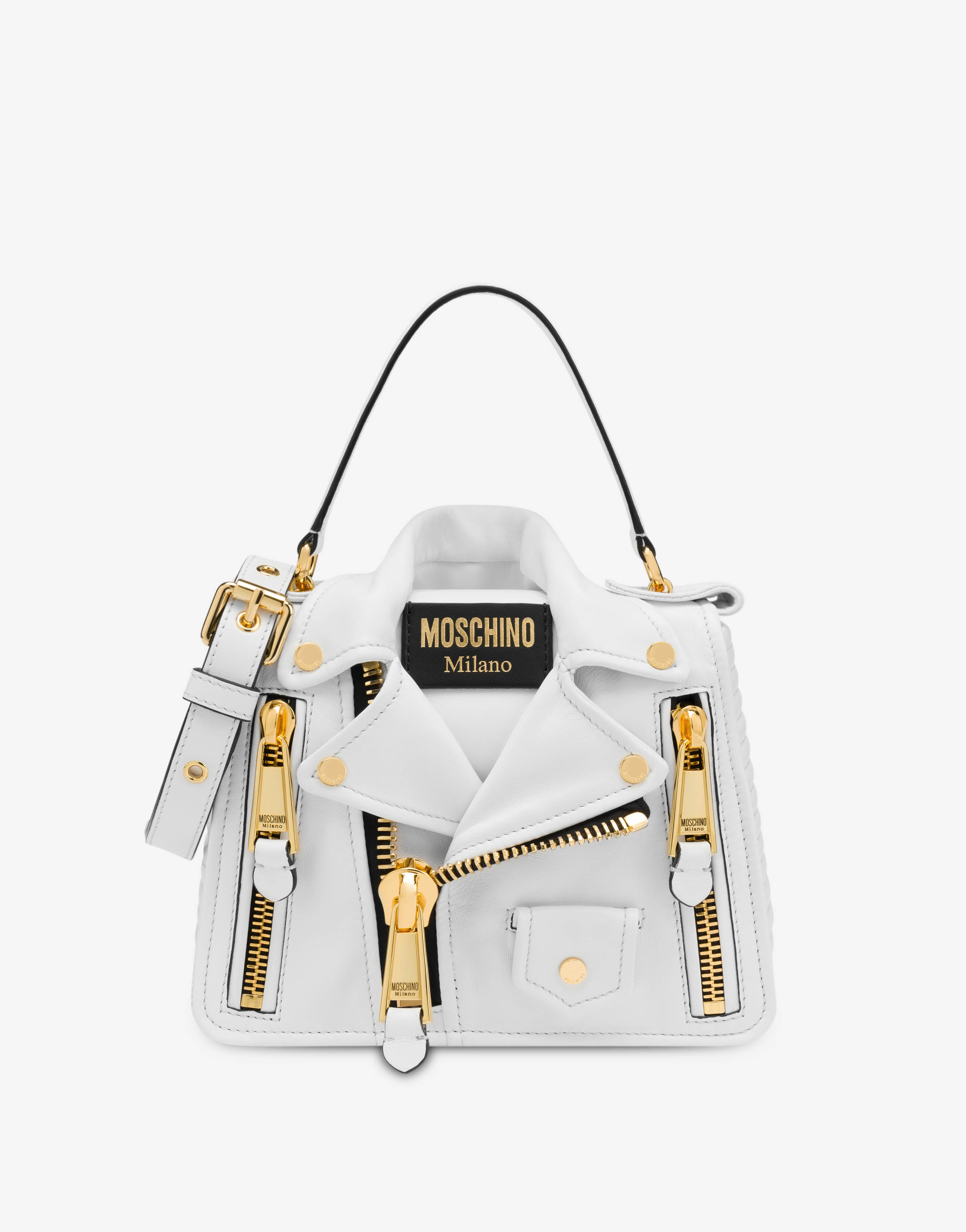 Moschino heart-shape Moto Shoulder Bag - Farfetch