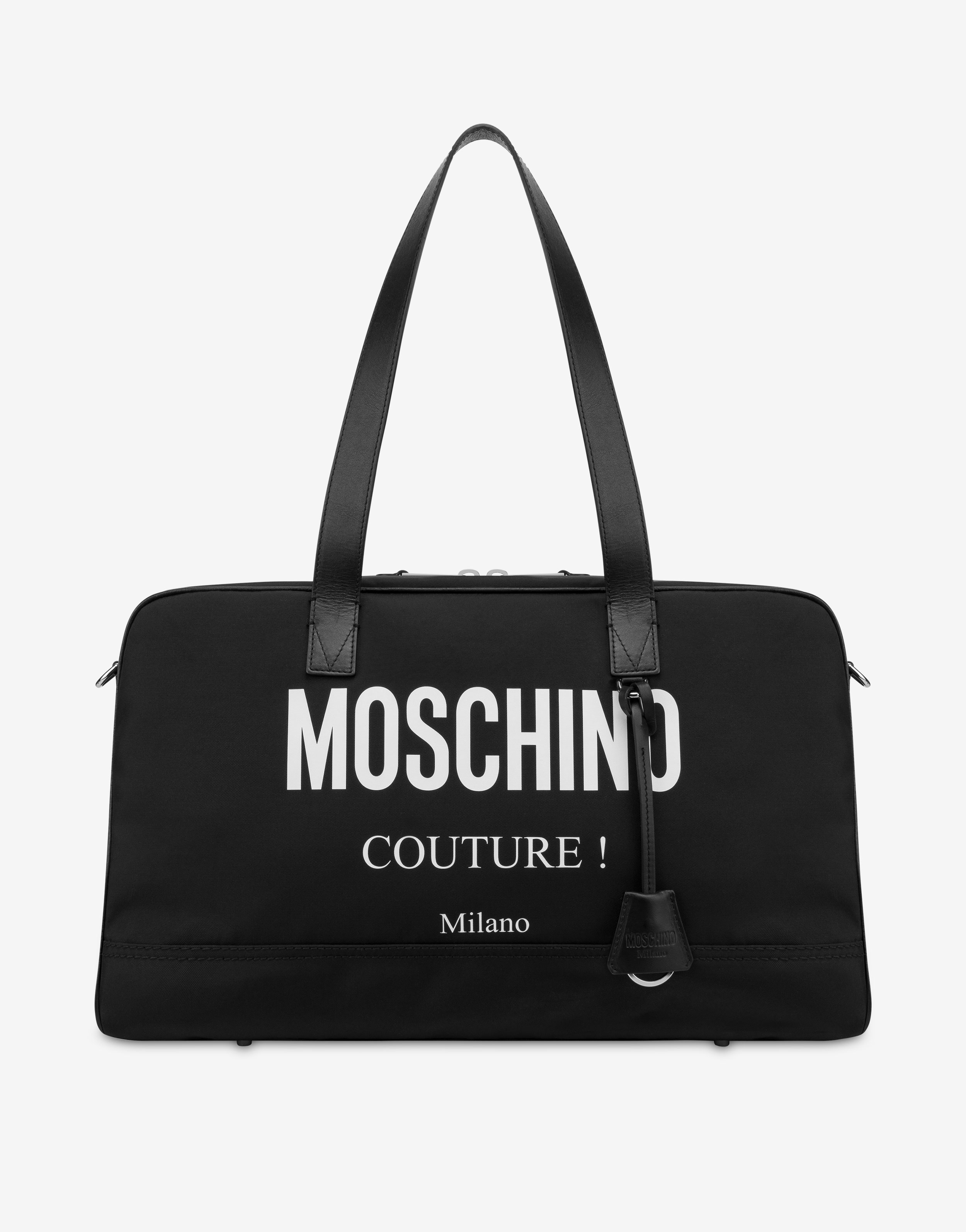 Borsone da viaggio in nylon Moschino Couture