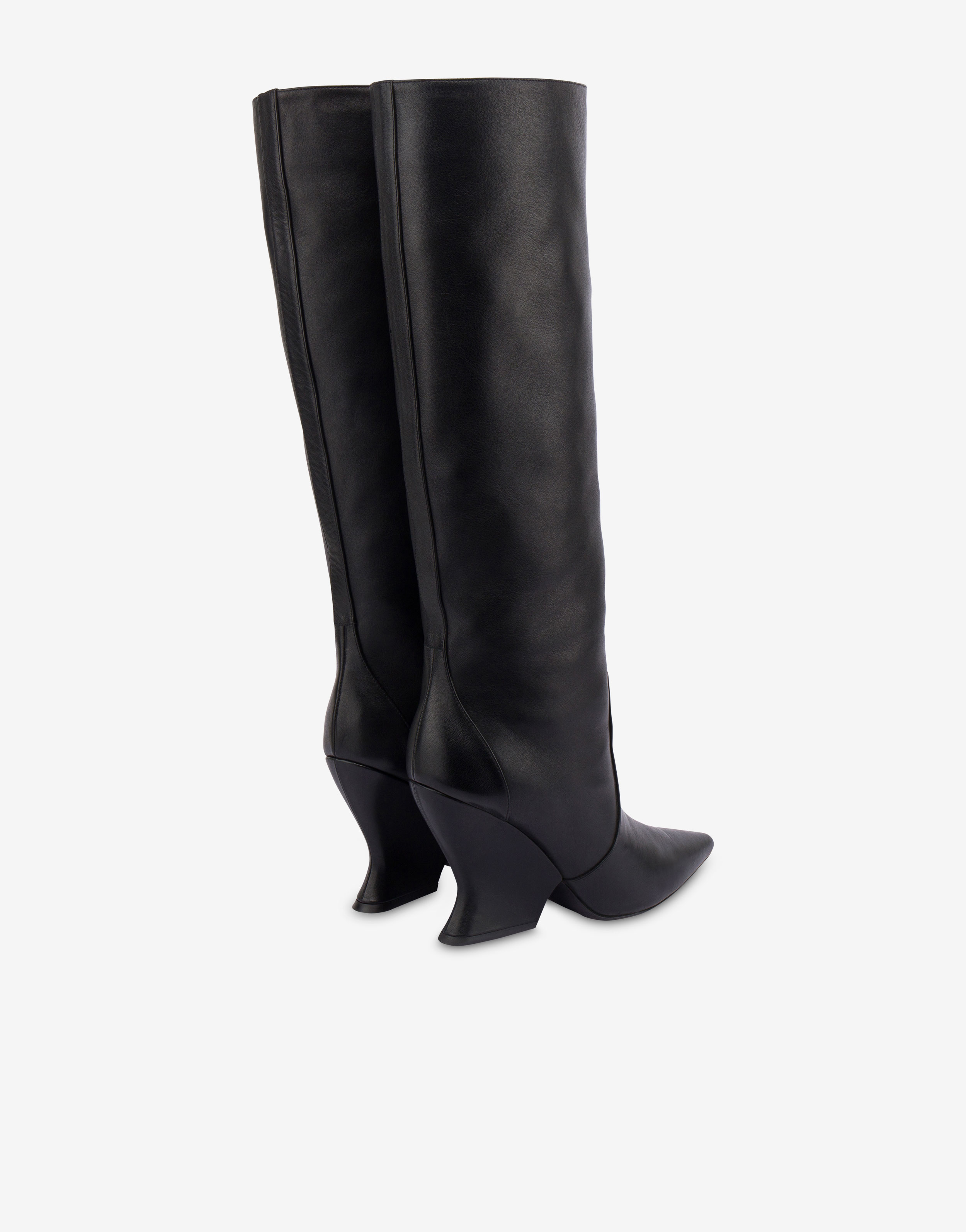 Walking calf leather boots