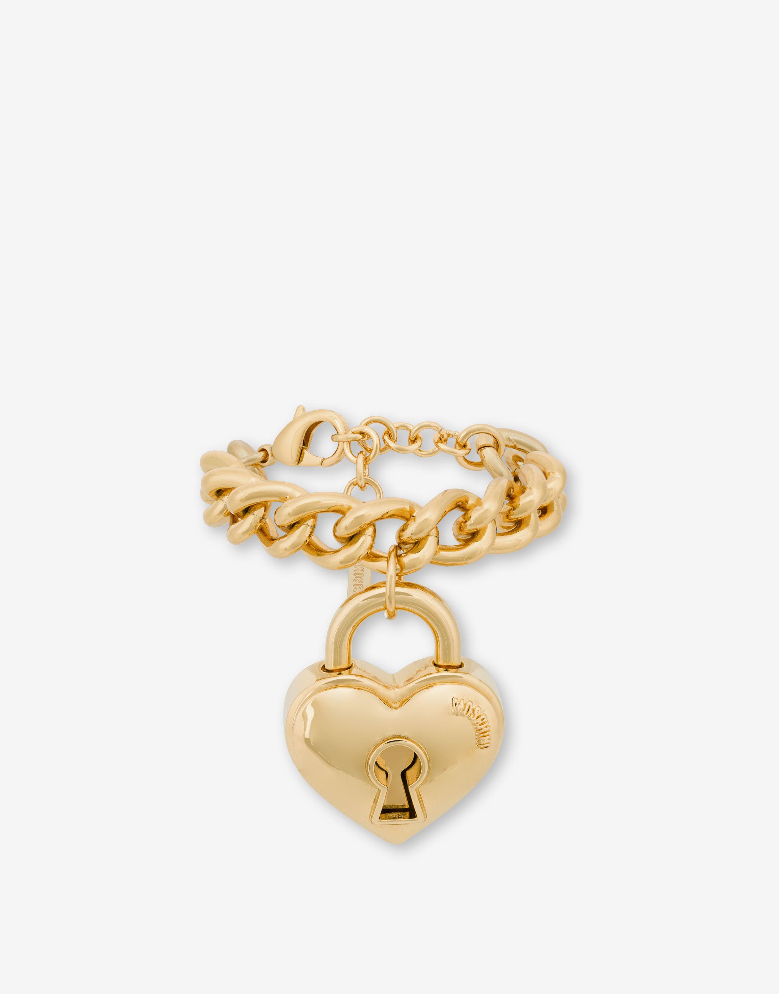 Heart Locket Bracelet in 9ct Yellow Gold
