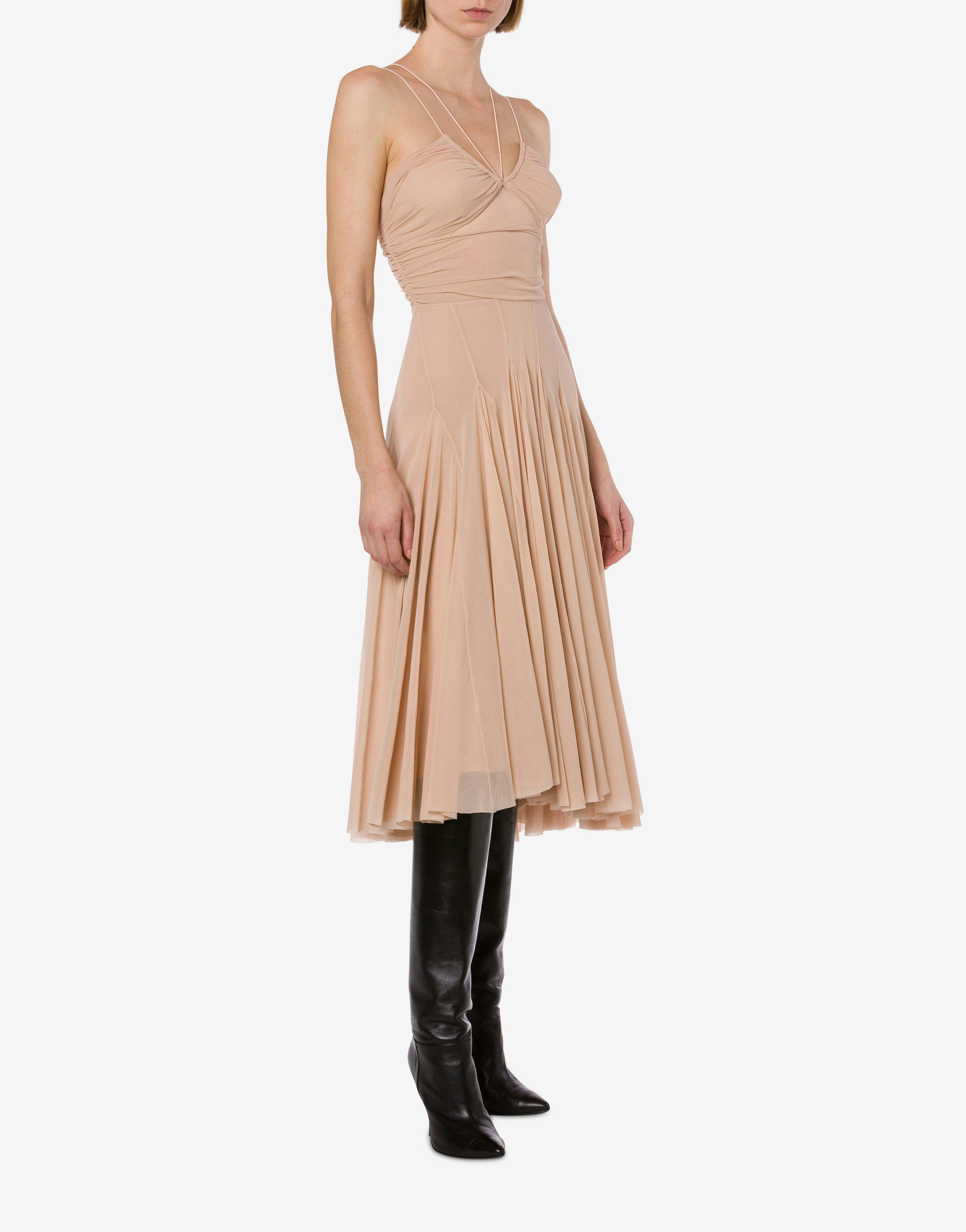 Stretch tulle dress