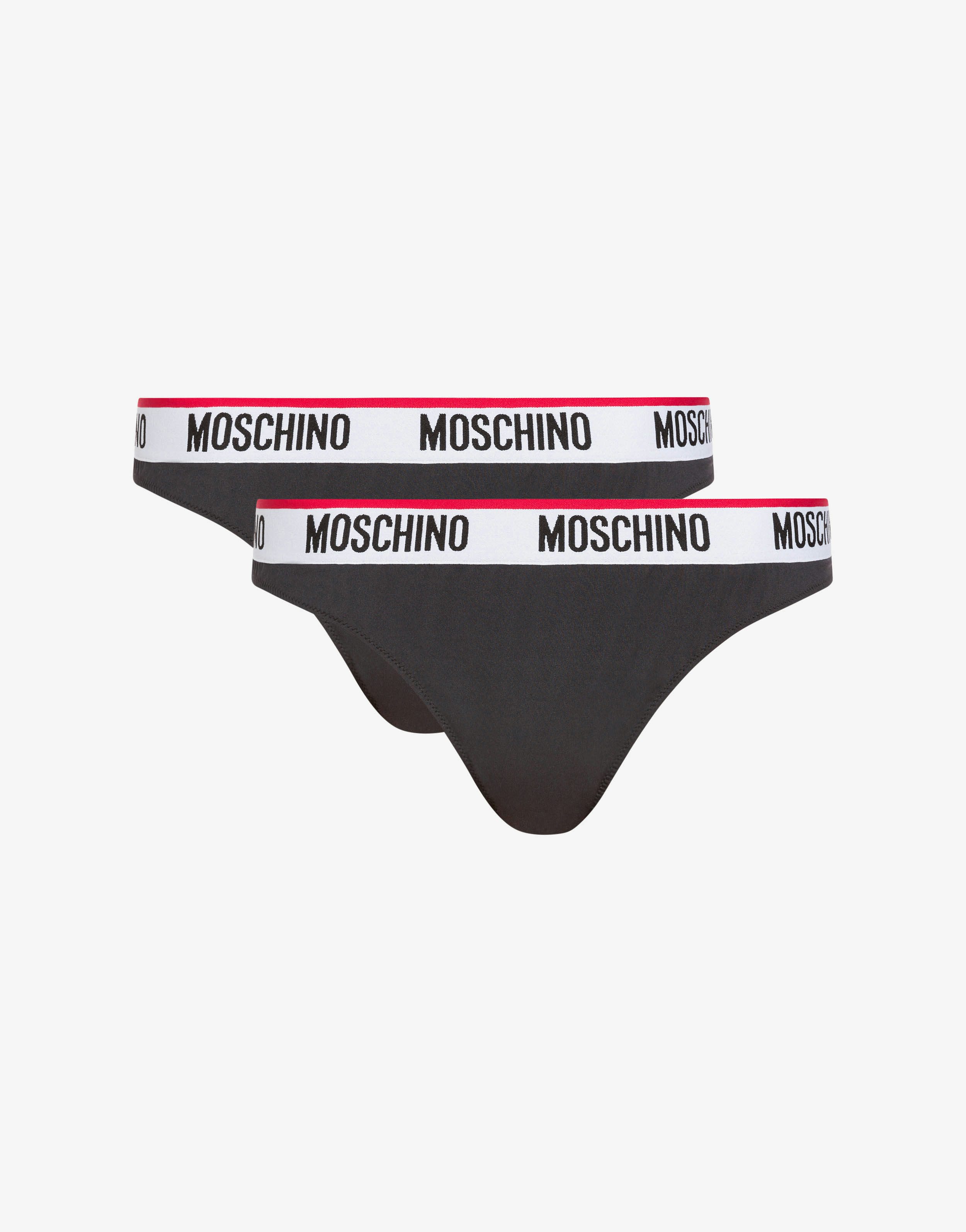 Moschino logo-underband bra - Black, £121.00