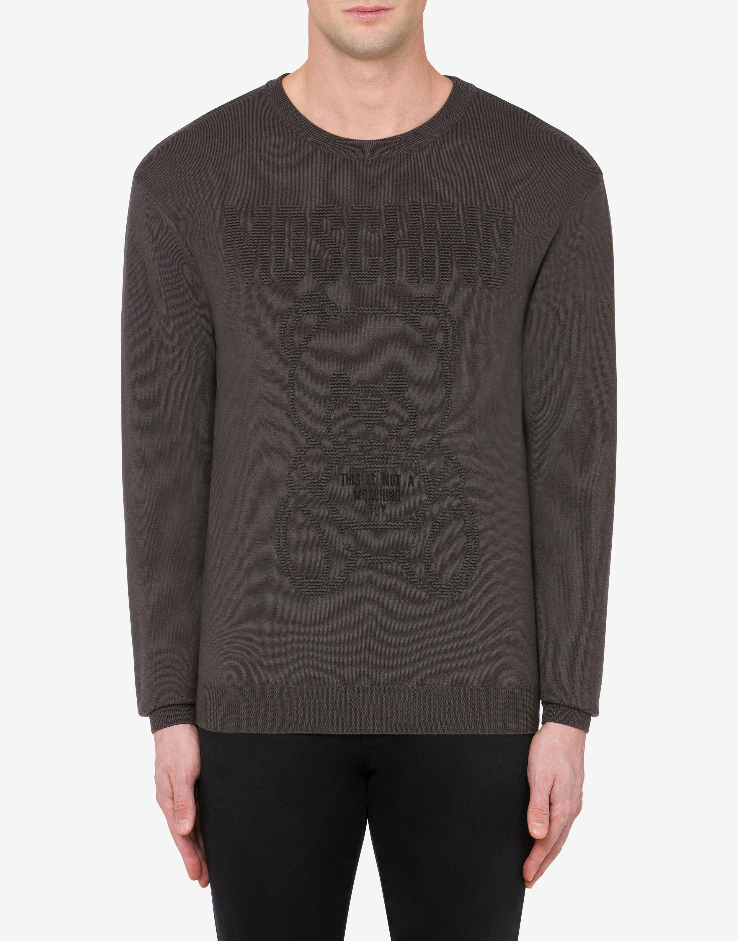 Moschino Teddy Bear ウール プルオーバー | Moschino Official Store