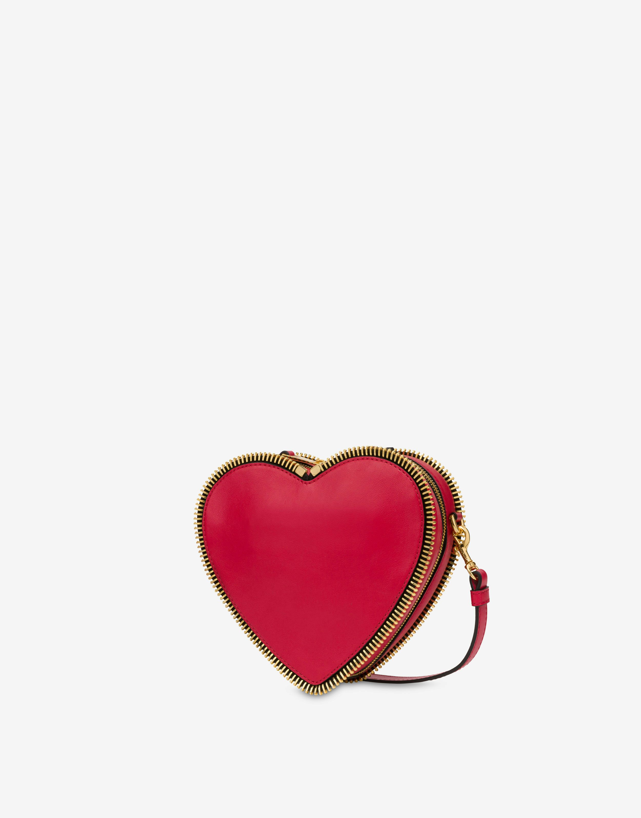Mini Heart Shaped Kiev & Patent Leather Bag in Black | Dr. Martens