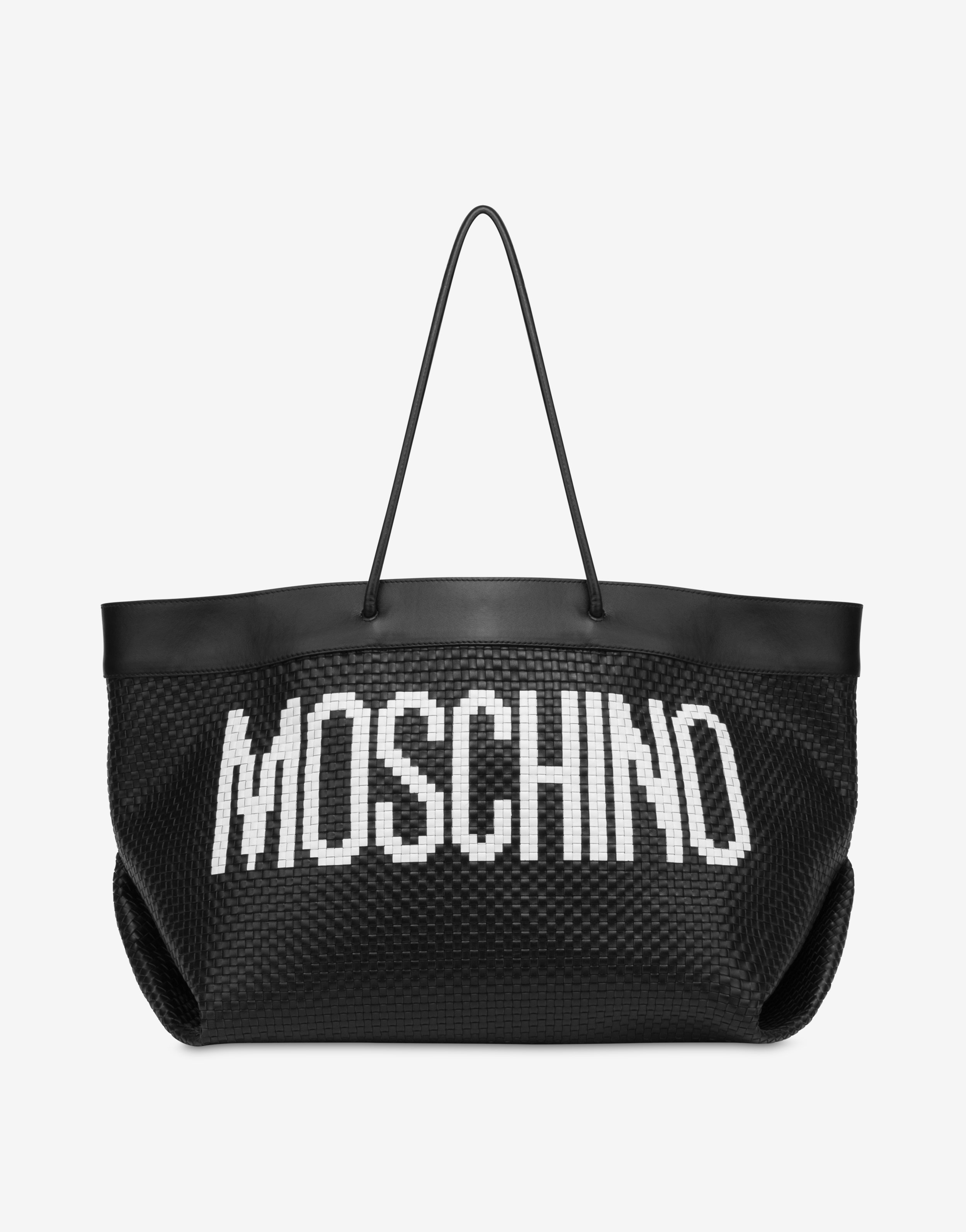 LOVE MOSCHINO Appliquéd faux leather shoulder bag | THE OUTNET