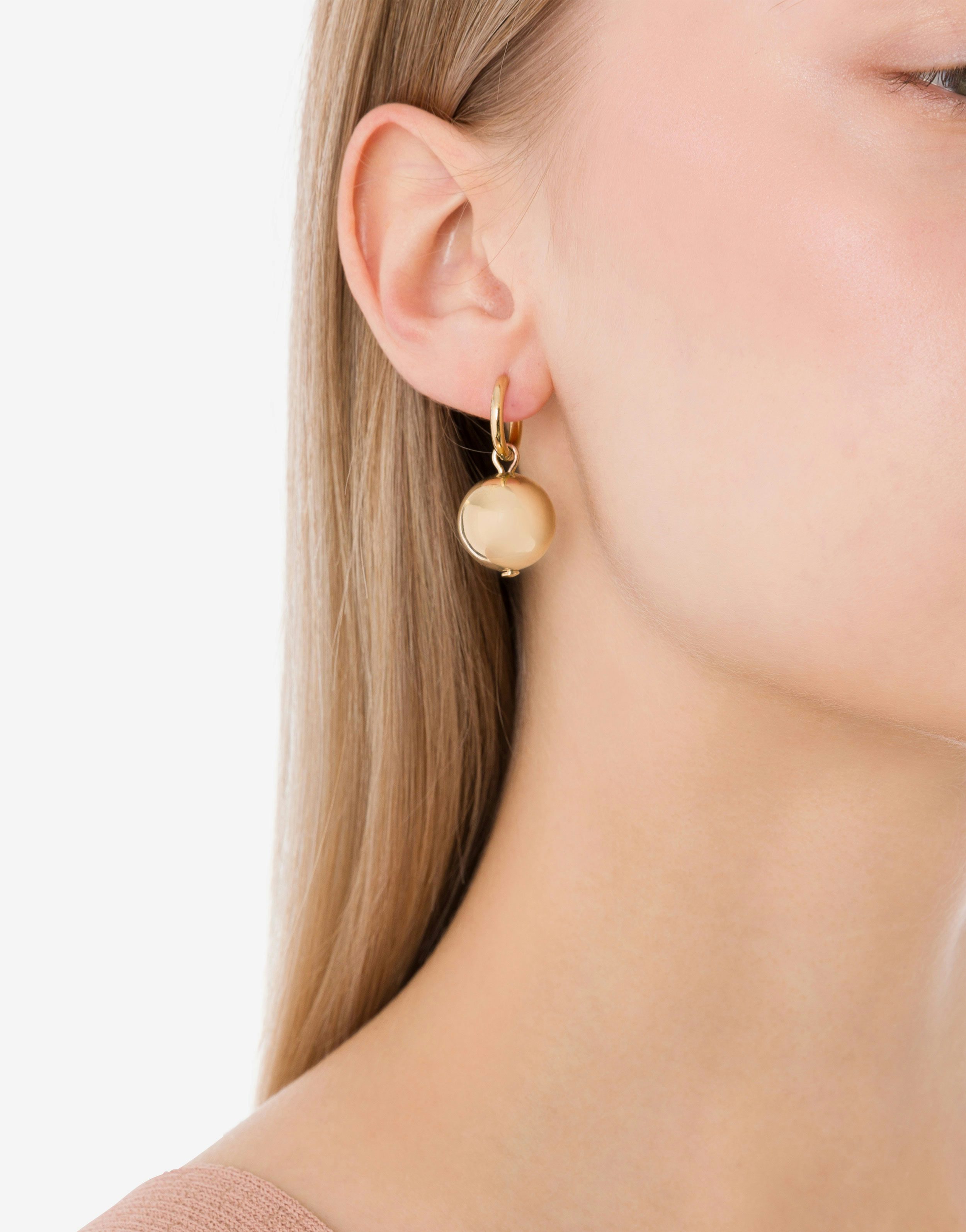 Metal piercing earrings