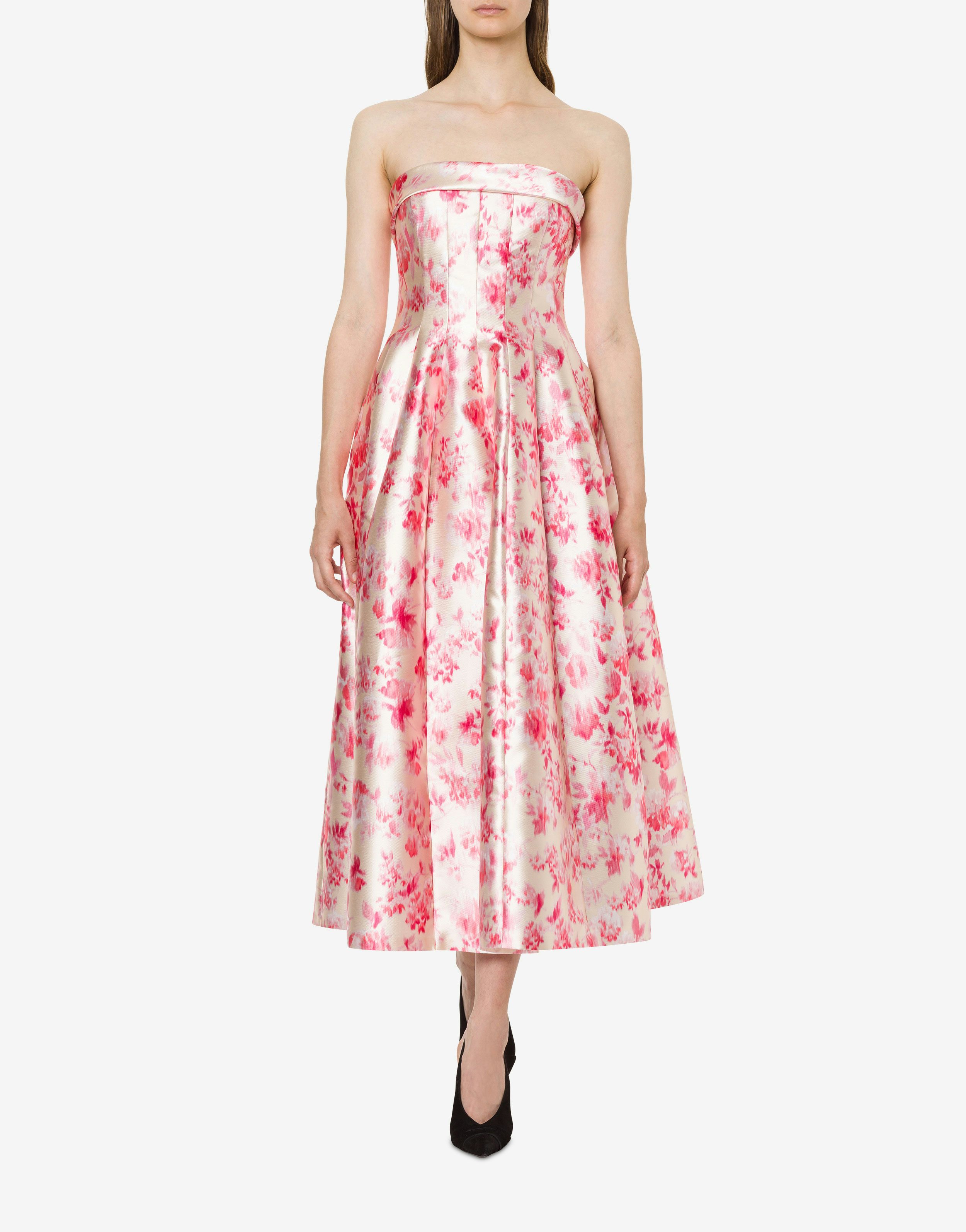 Radzmir bustier dress with flower print