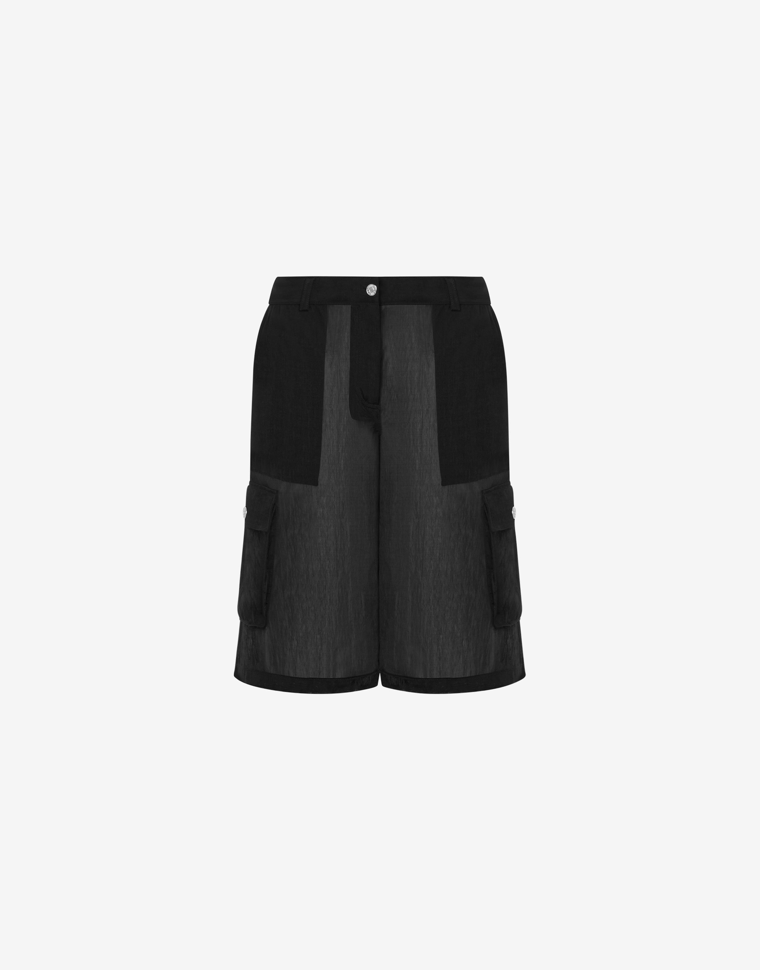 Lightweight nylon Bermuda shorts | Moschino Official Store