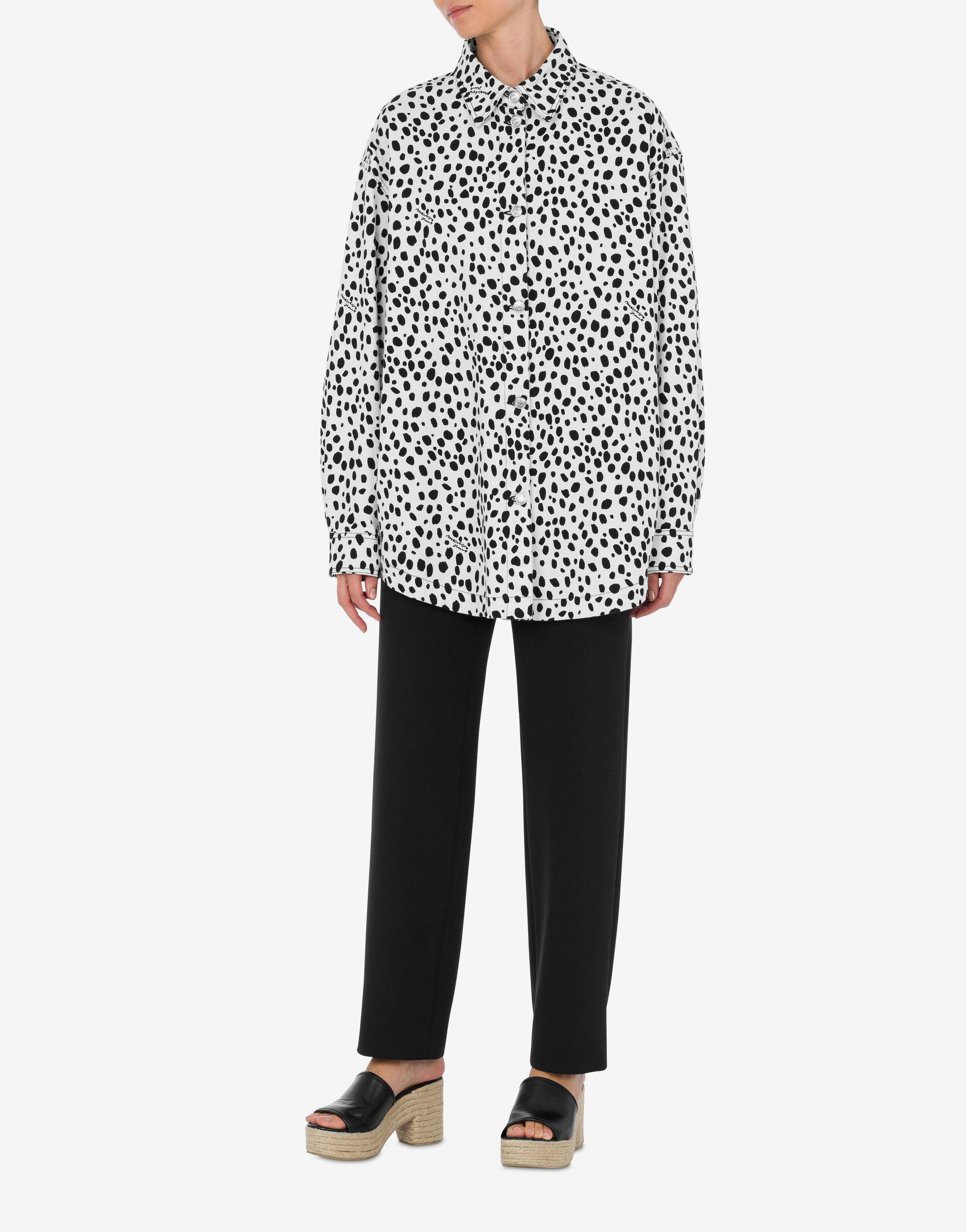 Leopard Print shirt jacket