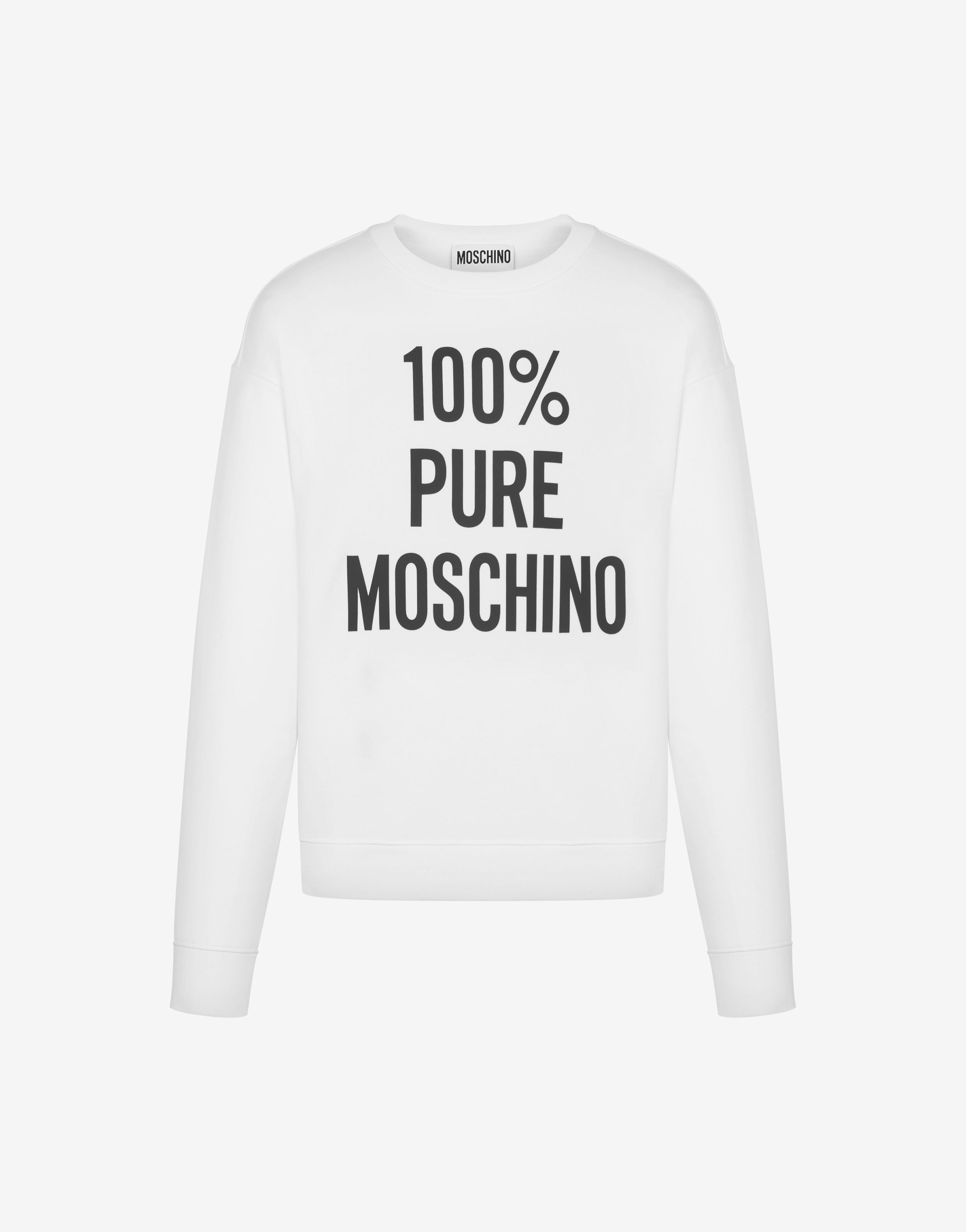 100% Pure Moschino organic cotton sweatshirt
