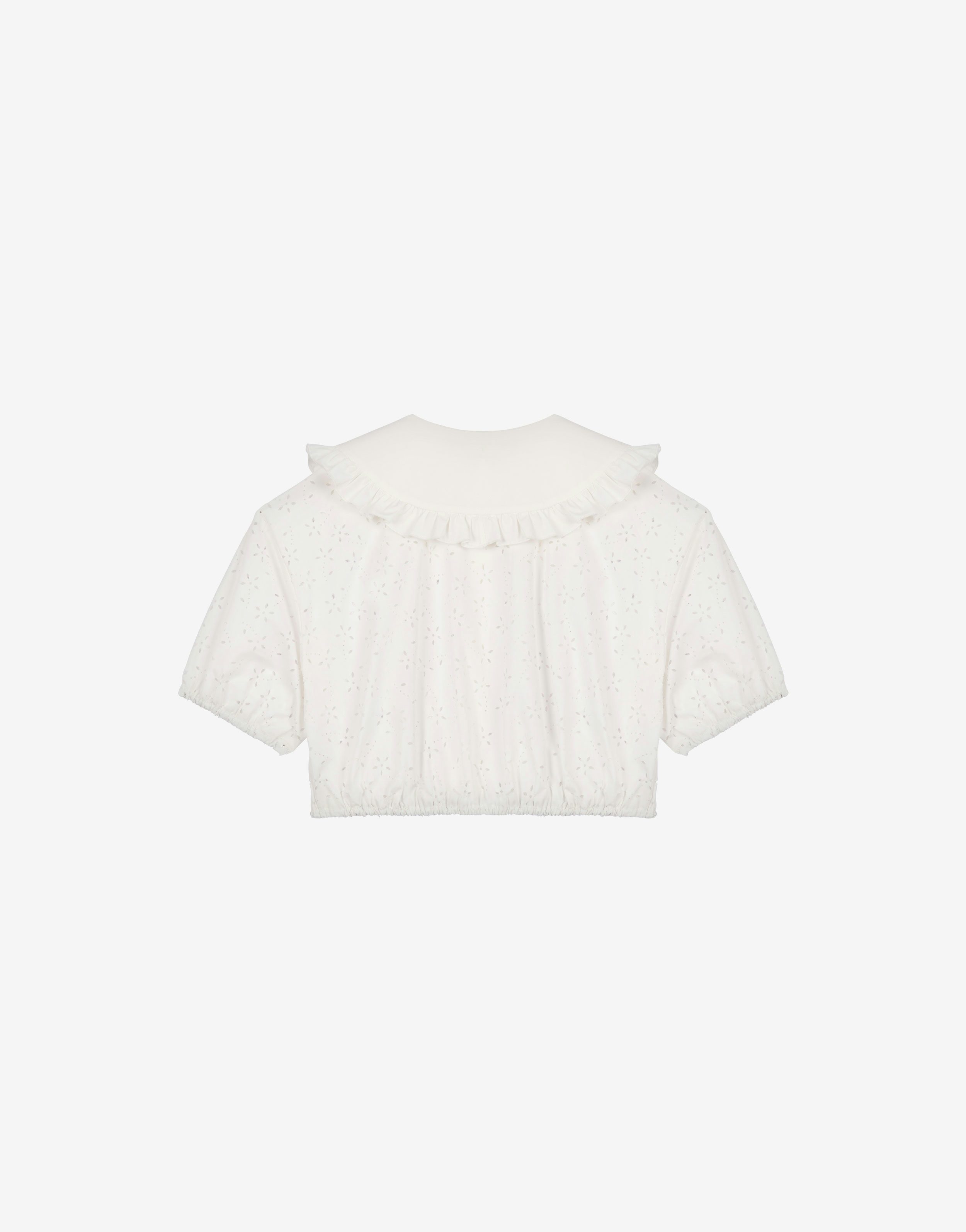 Chemise pour enfant en popeline avec motif floral
