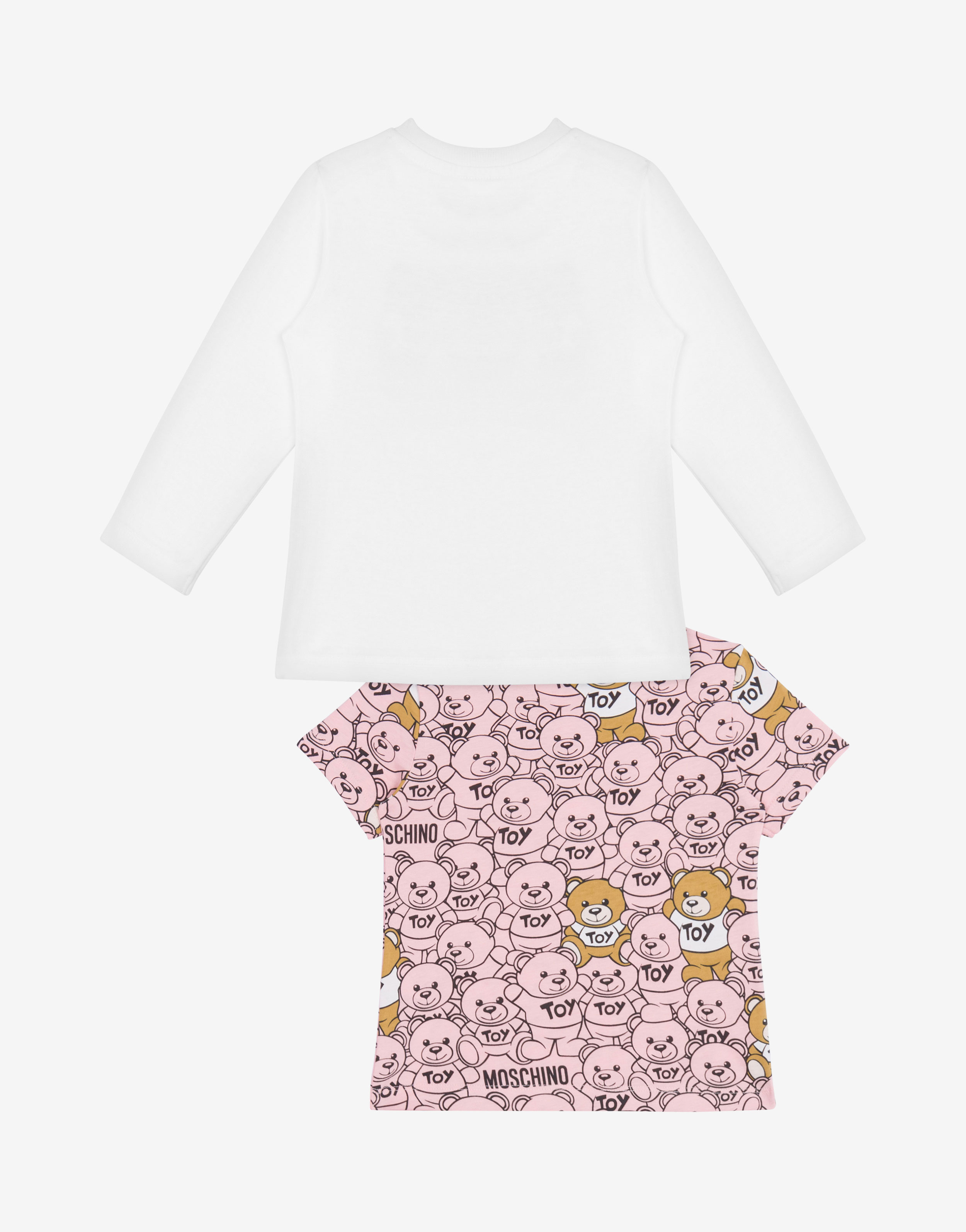 Camiseta Moschino Couture Teddy Bear Blanca Hombre 232ZRV073070411001
