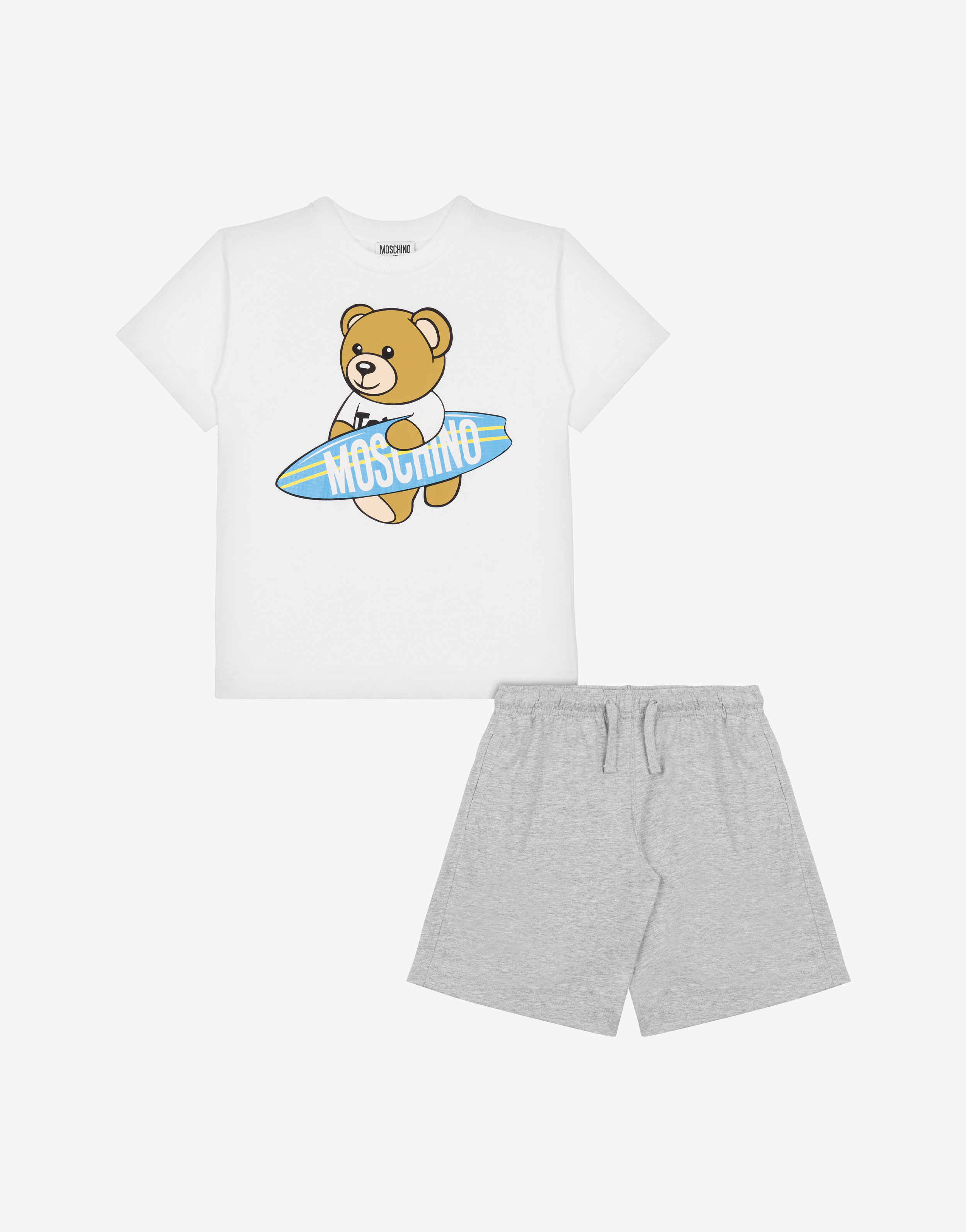 Surfer Teddy Bear T-shirt and shorts co-ord set