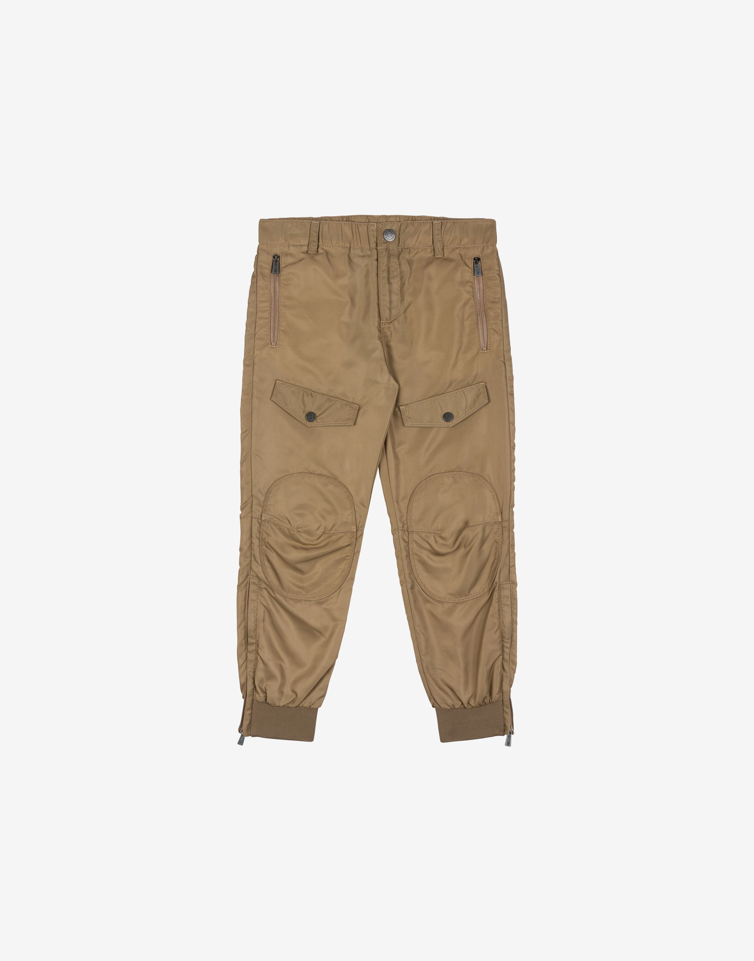 Trousers - Brown nylon trousers