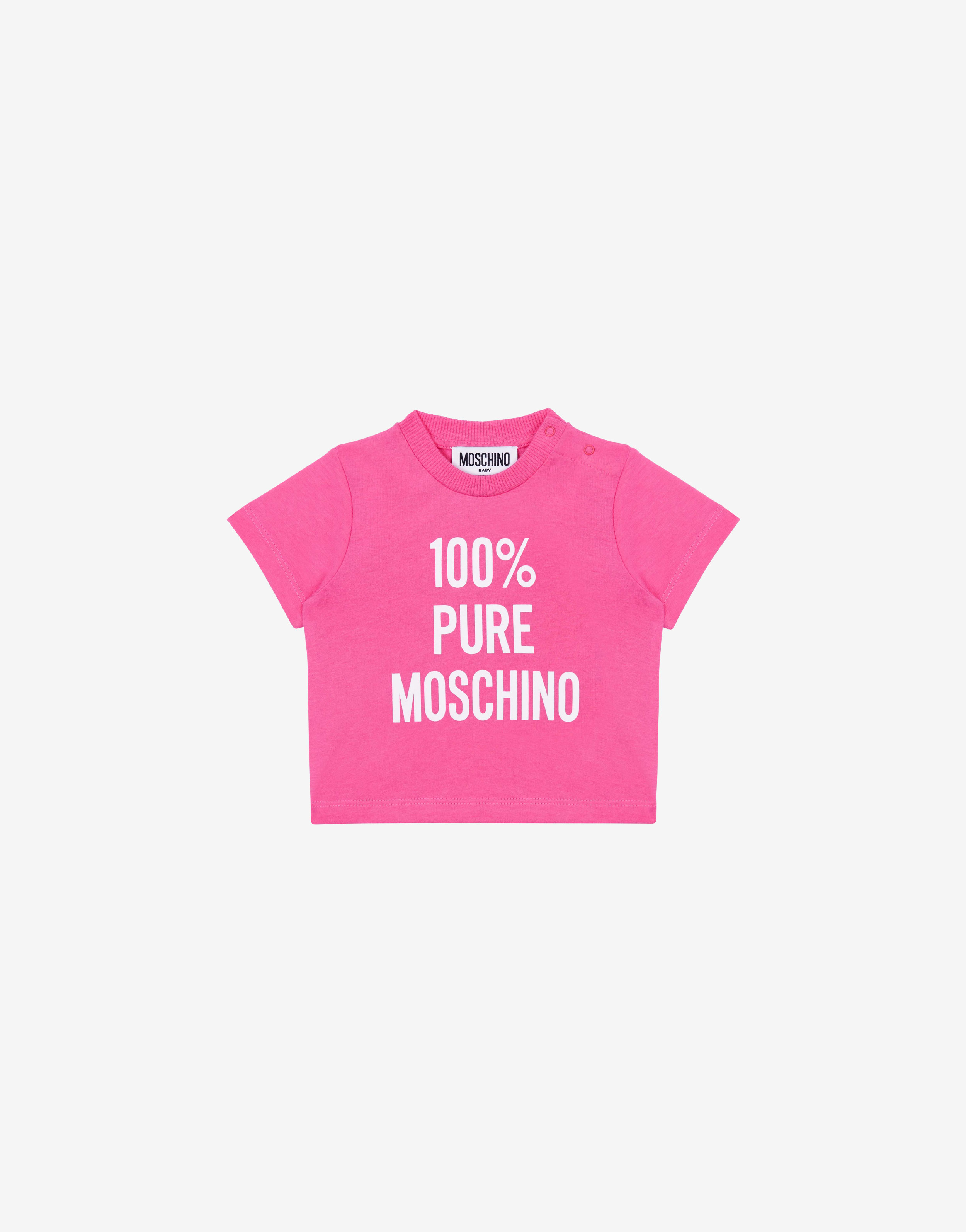 MOSCHINO BABY: leggings in cotton - Blue  Moschino Baby pants MRP02RLCA60  online at
