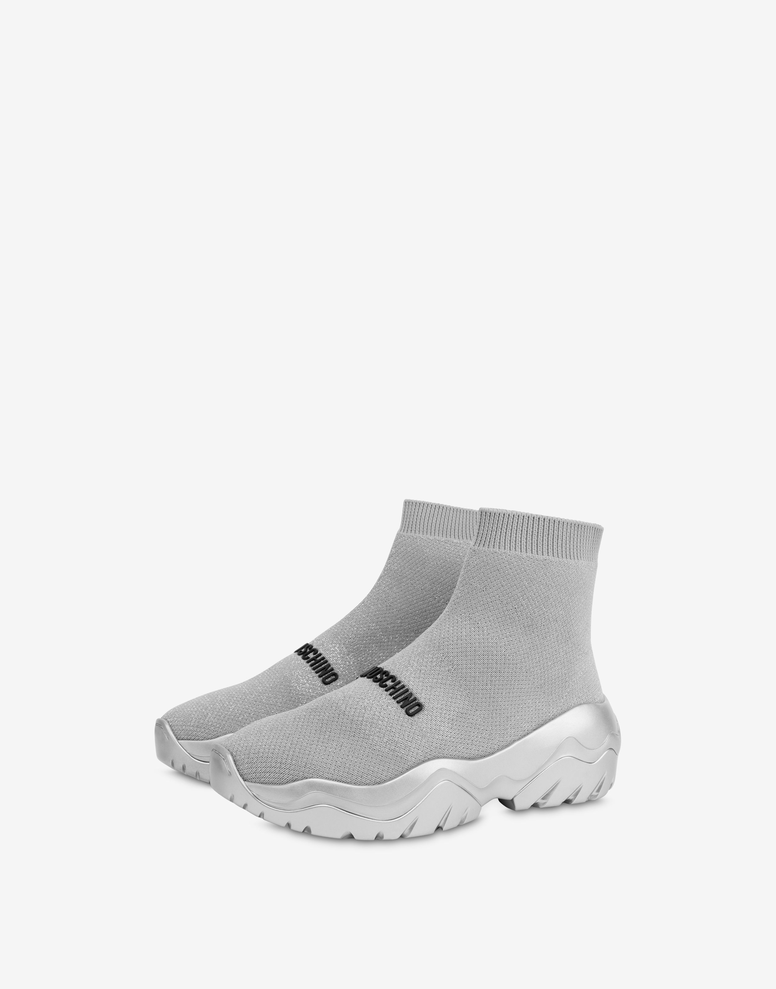 ASOS Slip On Sock Sneakers In White Knit for Men | Lyst