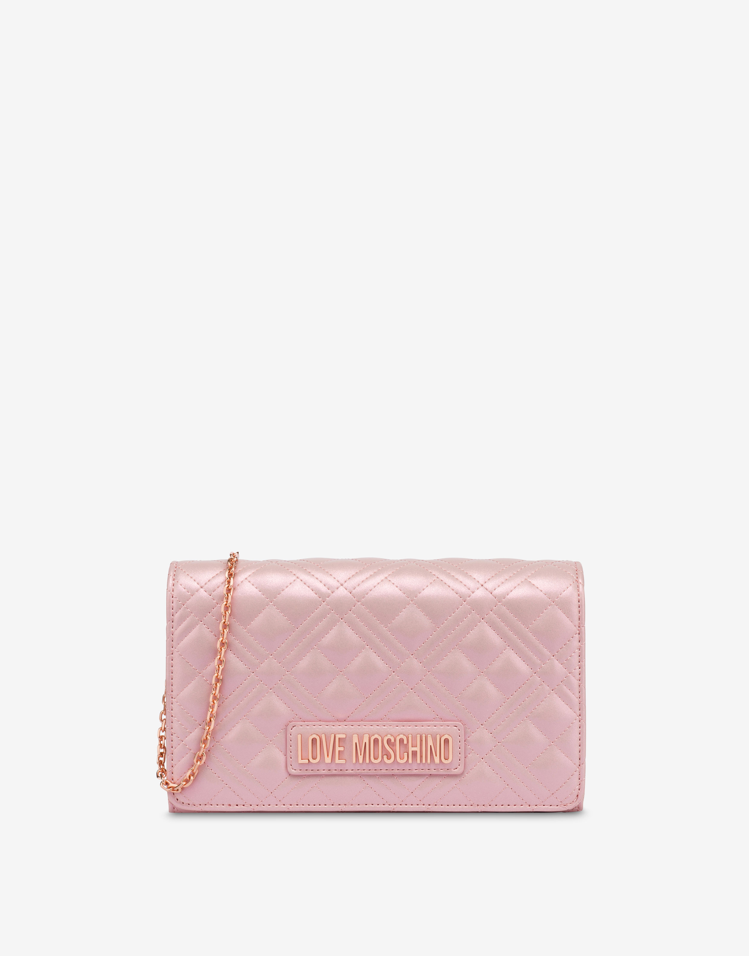 Quilted チェーン付き クラッチバッグ | Moschino Official Store