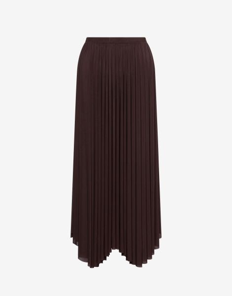 Longuette skirt in stretch jersey