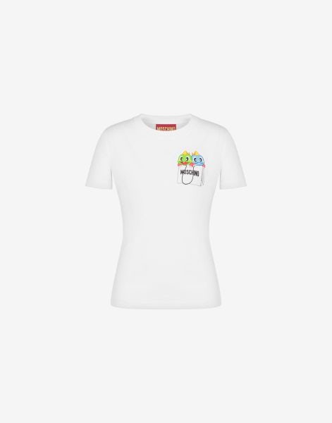 “泡泡龙”有机平纹针织T恤