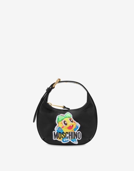 Mini hobo bag in vitello Bubble Booble