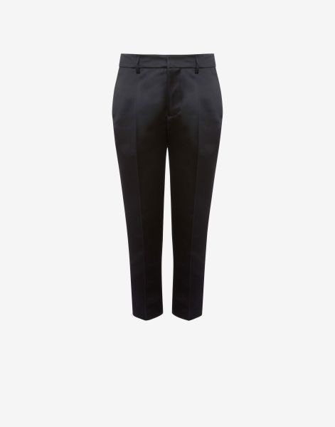 Cropped duchesse trousers