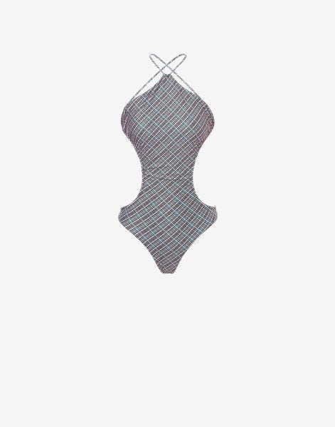 Trikini with Check print